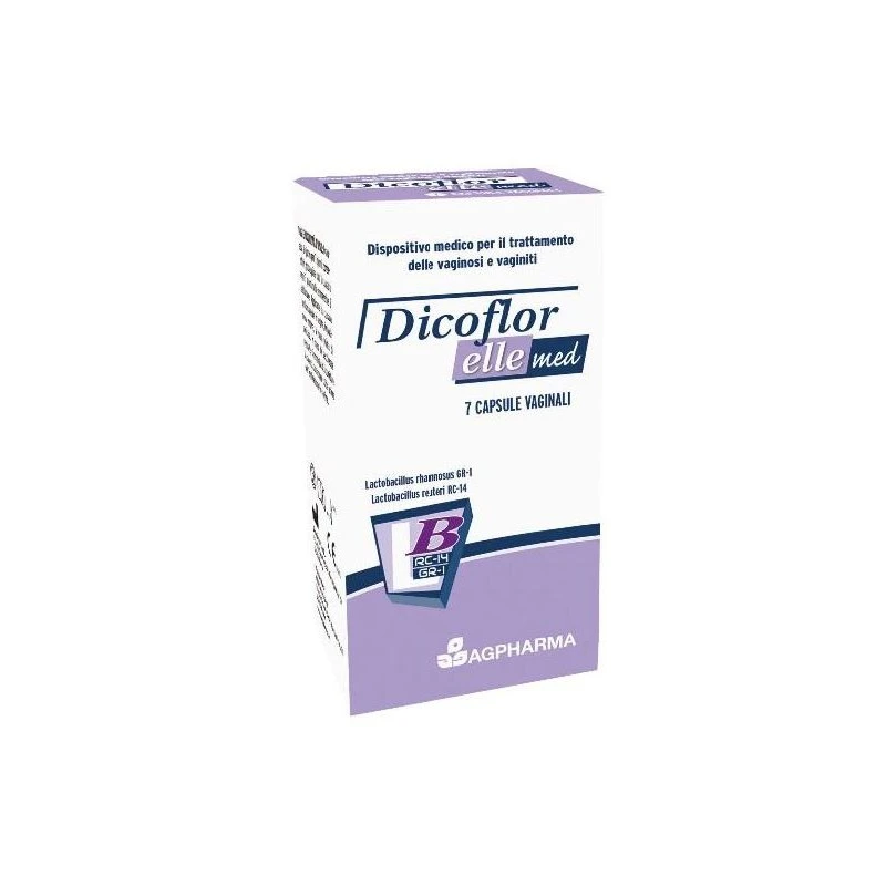 Ag Pharma Dicoflor Elle Med 7 Capsule Vaginali 1 Ag Pharma Dicoflor Elle Med 7 Capsule Vaginali