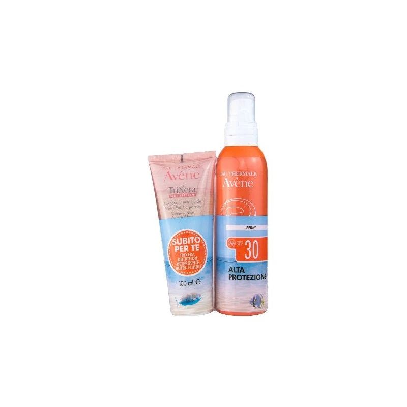 Avène Avene Solare Kit Spray Spf 30 200 Ml + Trixera Nutrition Detergente 100 Ml 1 Avène Avene Solare Kit Spray Spf 30 200 Ml + Trixera Nutrition Detergente 100 Ml