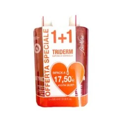 Bionike Triderm Sapone Di Marsiglia Detergente Pelli Sensibili Bipack 2 Flaconi - 500 Ml