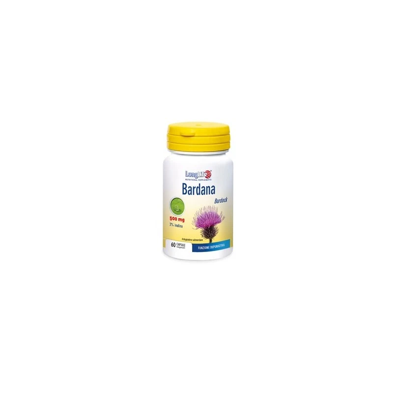 Longlife Bardana Integratore Drenante - 60 Capsule Vegetali 1 Longlife Bardana Integratore Drenante - 60 Capsule Vegetali