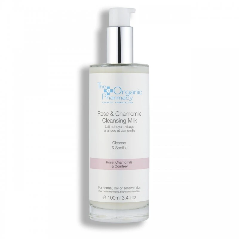 The Organic Pharmacy - Rose&Chamomille Cleansing Milk 1 The Organic Pharmacy - Rose&Chamomille Cleansing Milk
